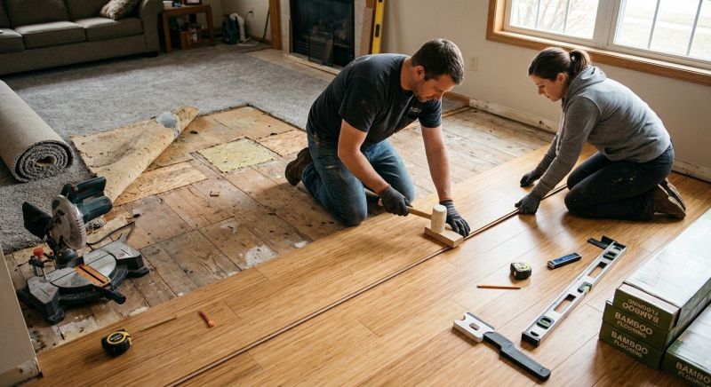 Bamboo Flooring Installation in Monmouth County, NJ