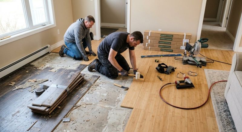Bamboo Flooring Installation in Monmouth County, NJ