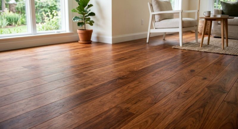 Cherry Floor Installation in Allentown, NJ