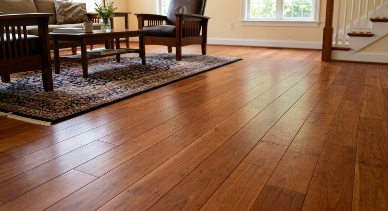 Cherry Floor Installation in Jackson, NJ