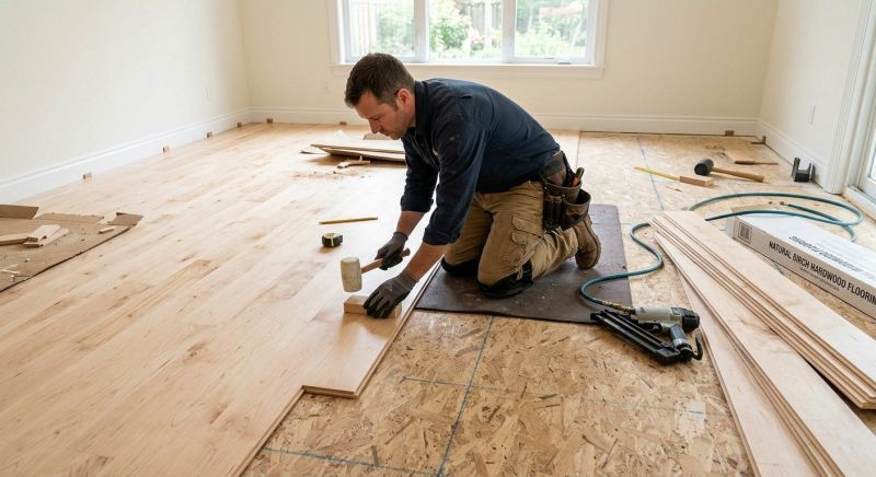 Maple Flooring Installation in Asbury Park, NJ