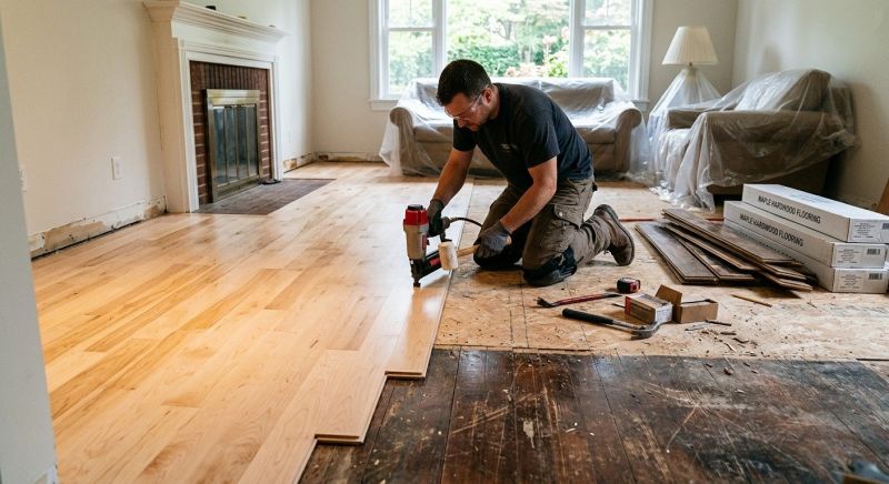 Maple Flooring Installation in Brick, NJ