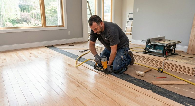 Maple Flooring Installation in Monmouth County, NJ