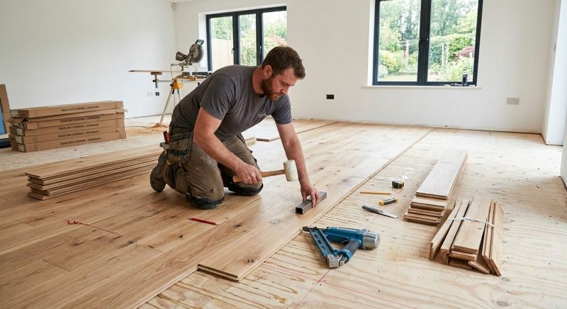 Oak Floor Installation in Cream Ridge, NJ
