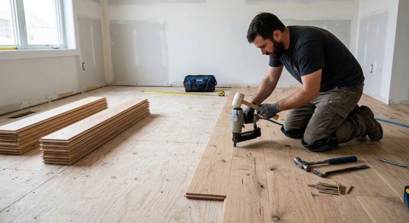 Oak Floor Installation in Monmouth County, NJ