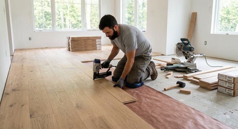 Oak Floor Installation in Middletown, NJ