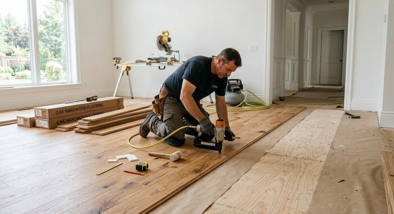 Oak Floor Installation in Ocean Gate, NJ