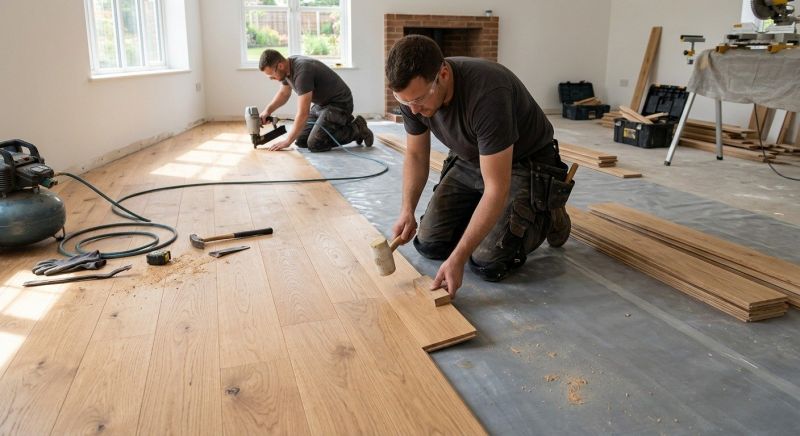 Oak Floor Installation in Ocean Gate, NJ
