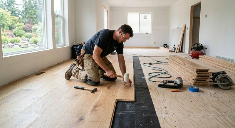 Oak Floor Installation in Princeton, NJ