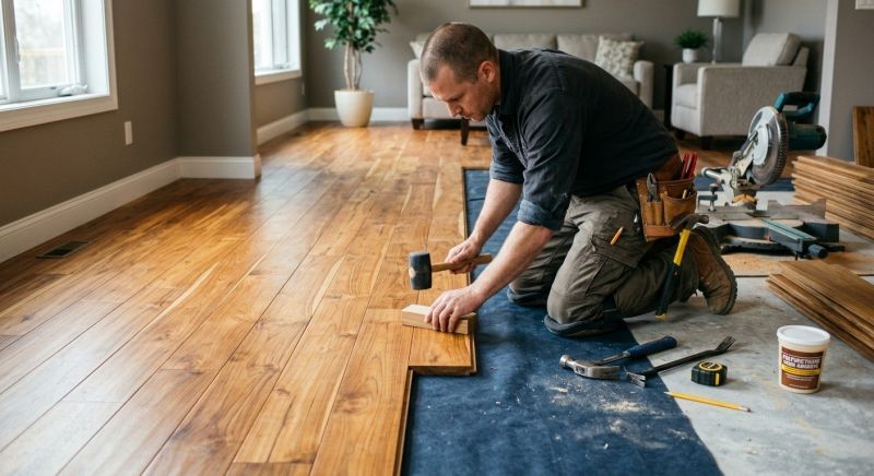 Teak Flooring Installation in Monmouth County, NJ