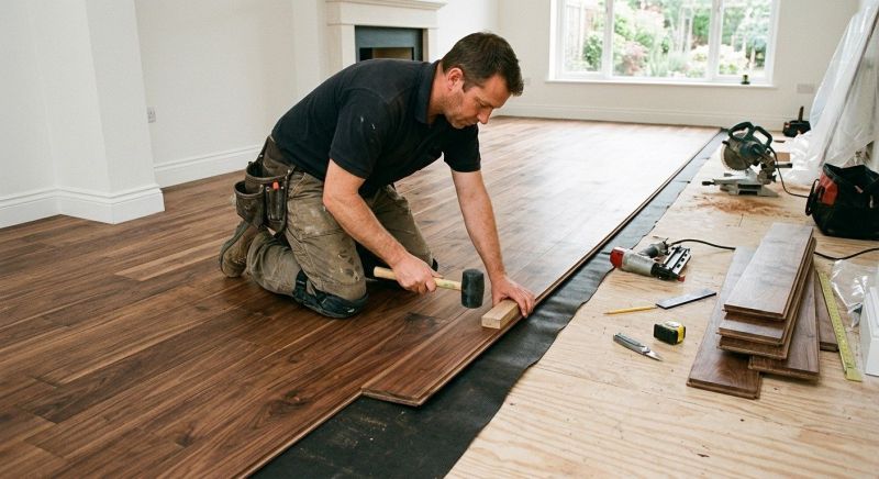 Walnut Flooring Installation in Monmouth County, NJ