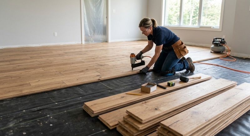 Walnut Flooring Installation in Monmouth County, NJ